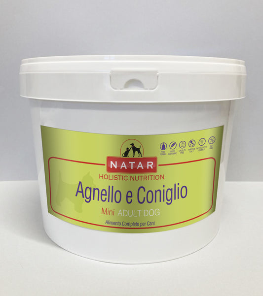 Holistic Nutrition Mini Adult Dog - Agnello e Coniglio - Ipoallergenico